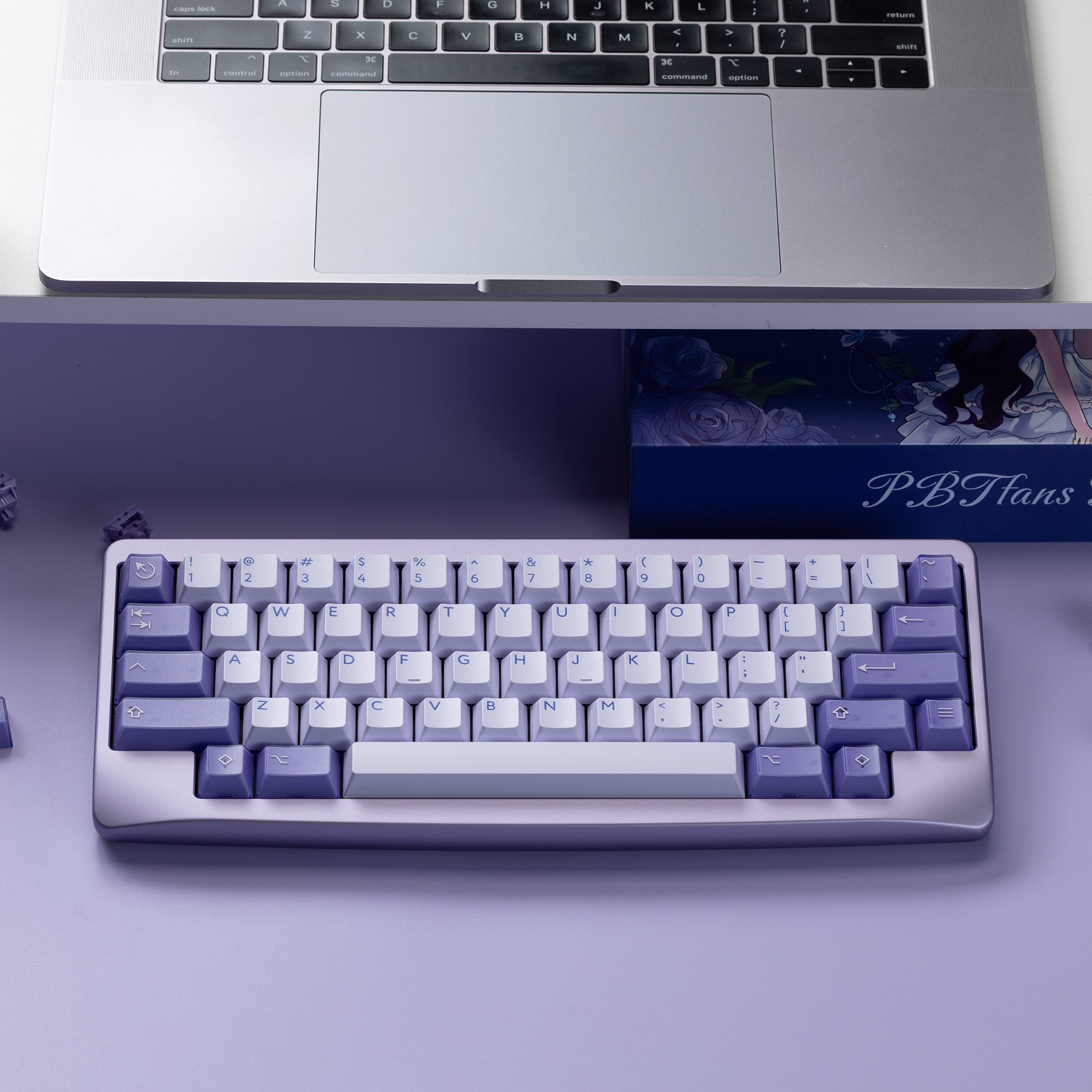 KBDfans Ready to use Agar wired hotswap version with PBTfans Fairy R2