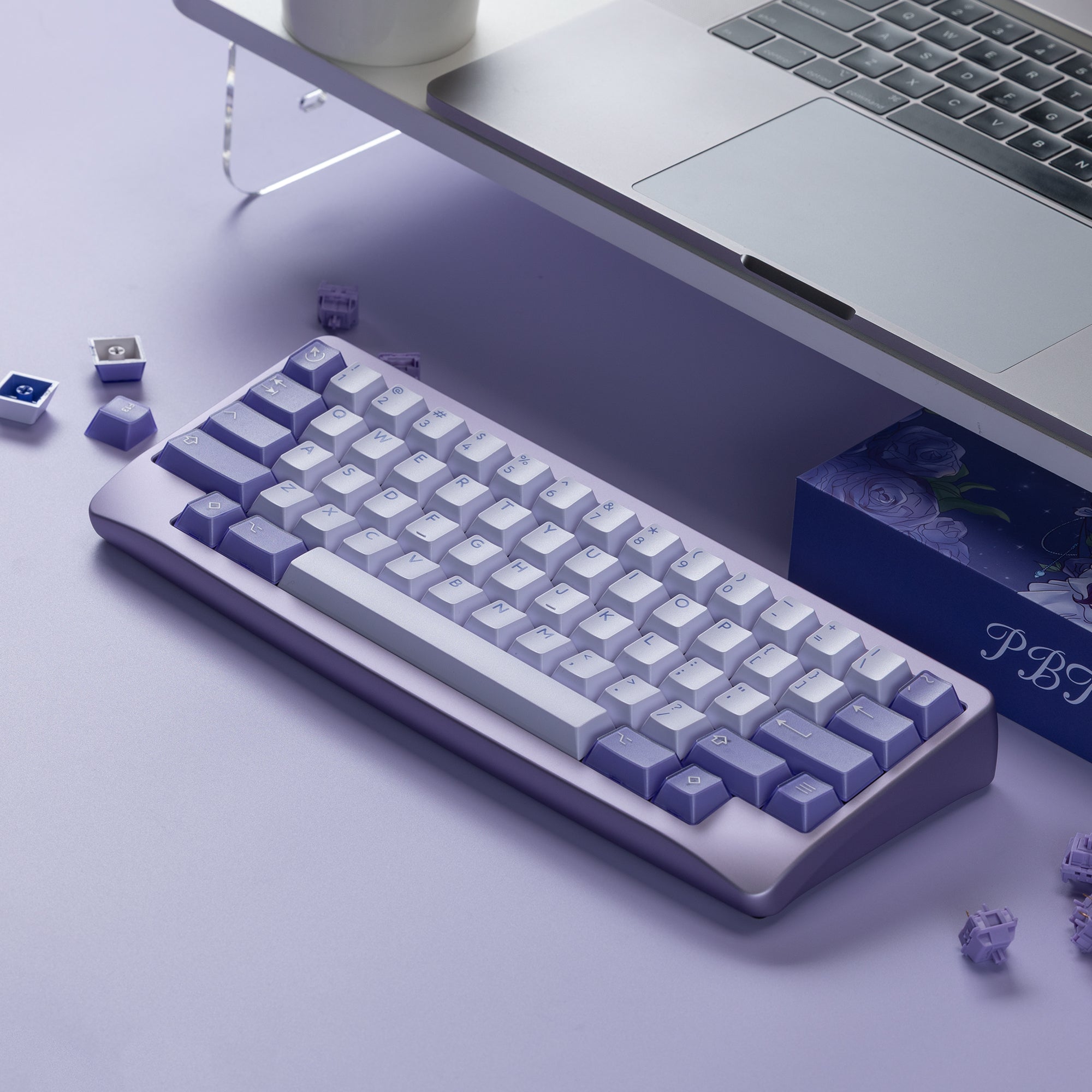 KBDfans Ready to use Agar wired hotswap version with PBTfans Fairy R2 2