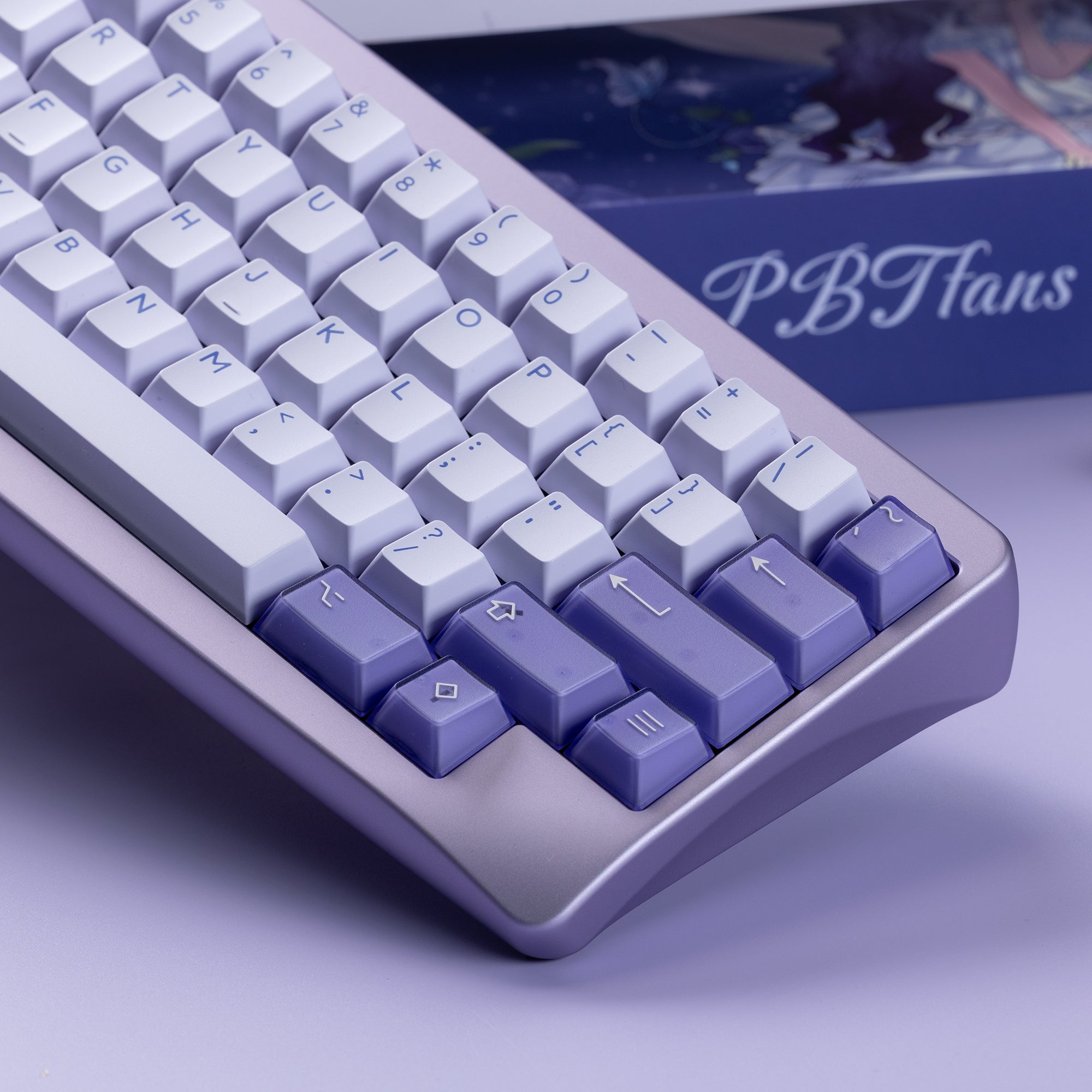 KBDfans Ready to use Agar wired hotswap version with PBTfans Fairy R2 5