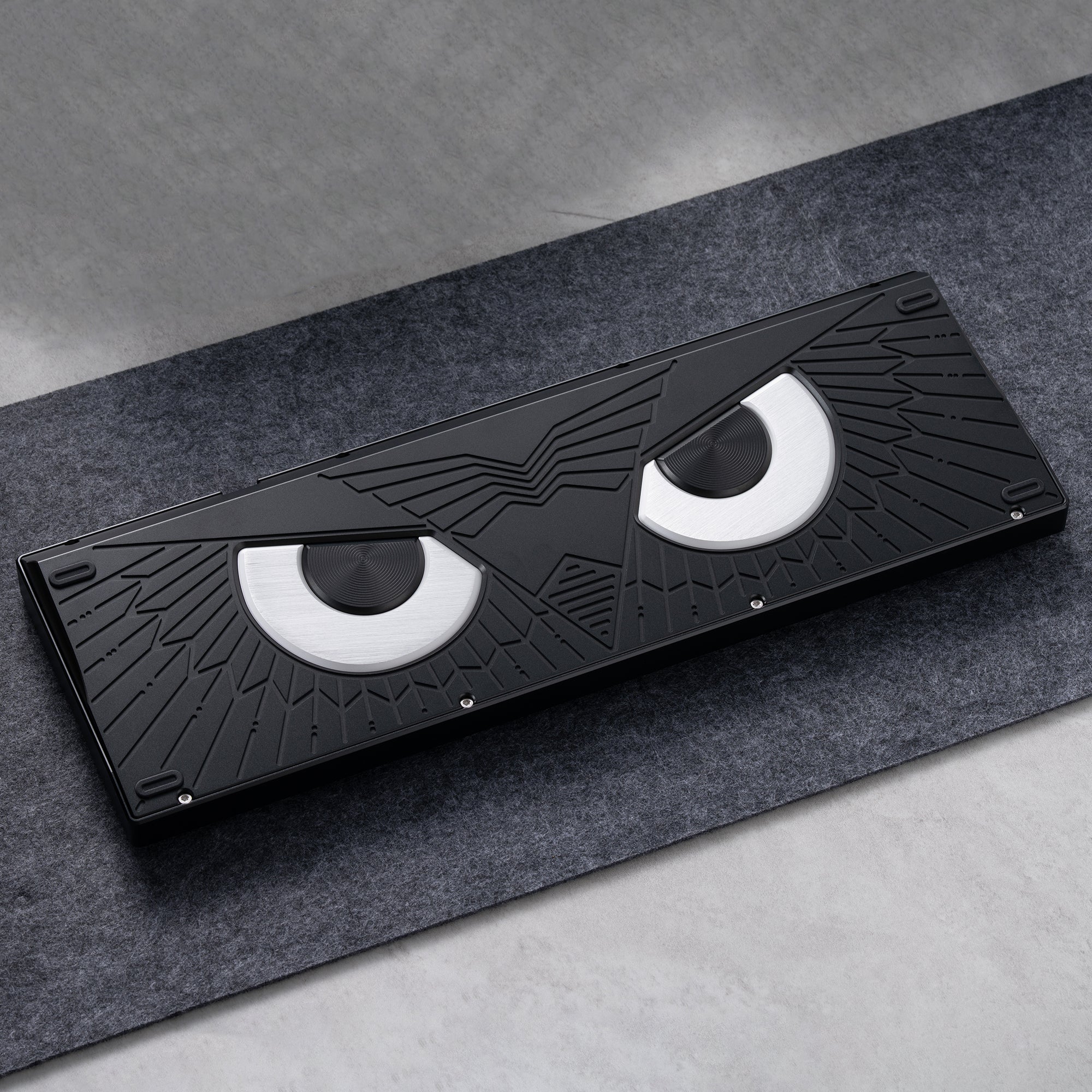 KBDfans Ready to use Athena 1800 Anodized Black with PBTfans Orbit 2