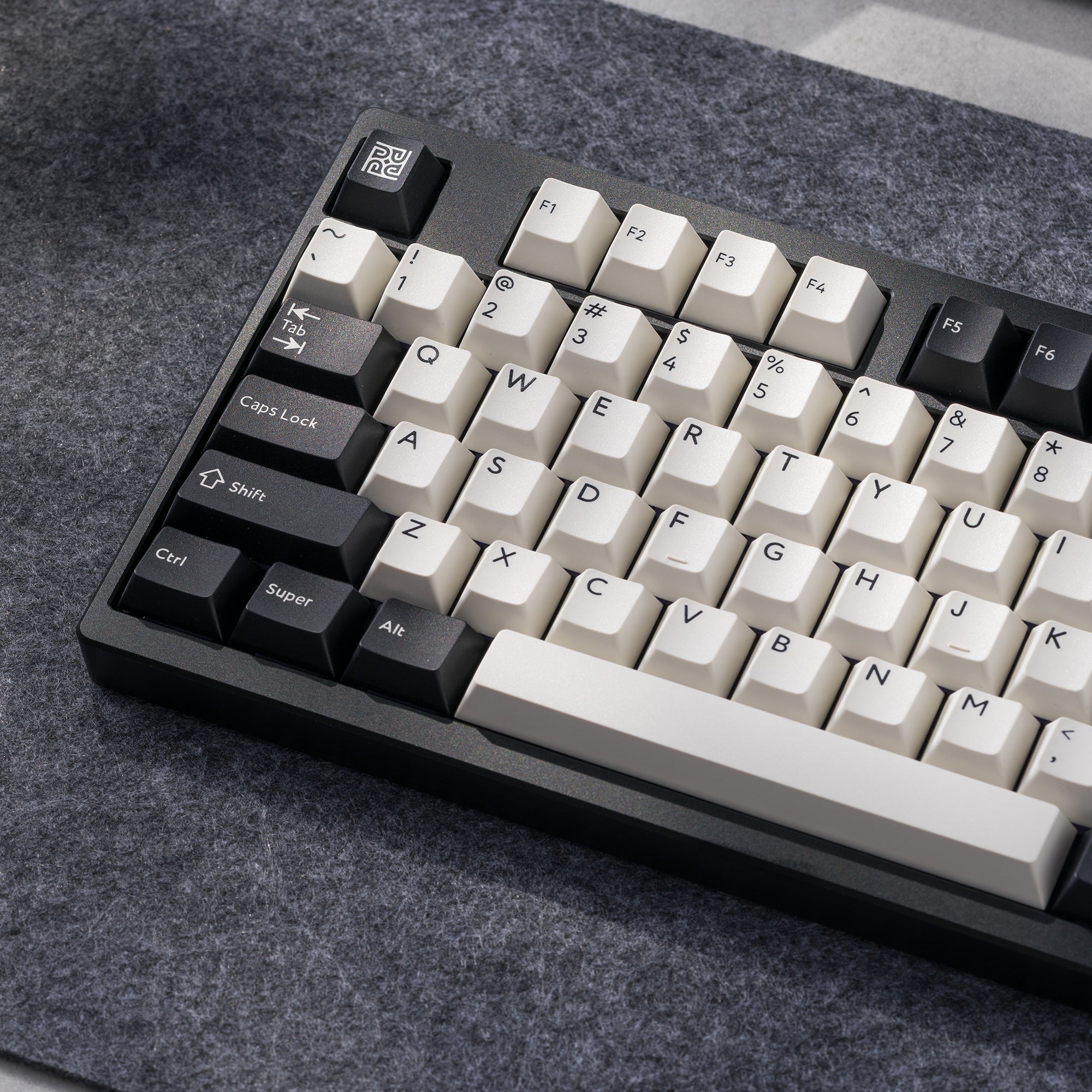 KBDfans Ready to use Athena 1800 Anodized Black with PBTfans Orbit 3
