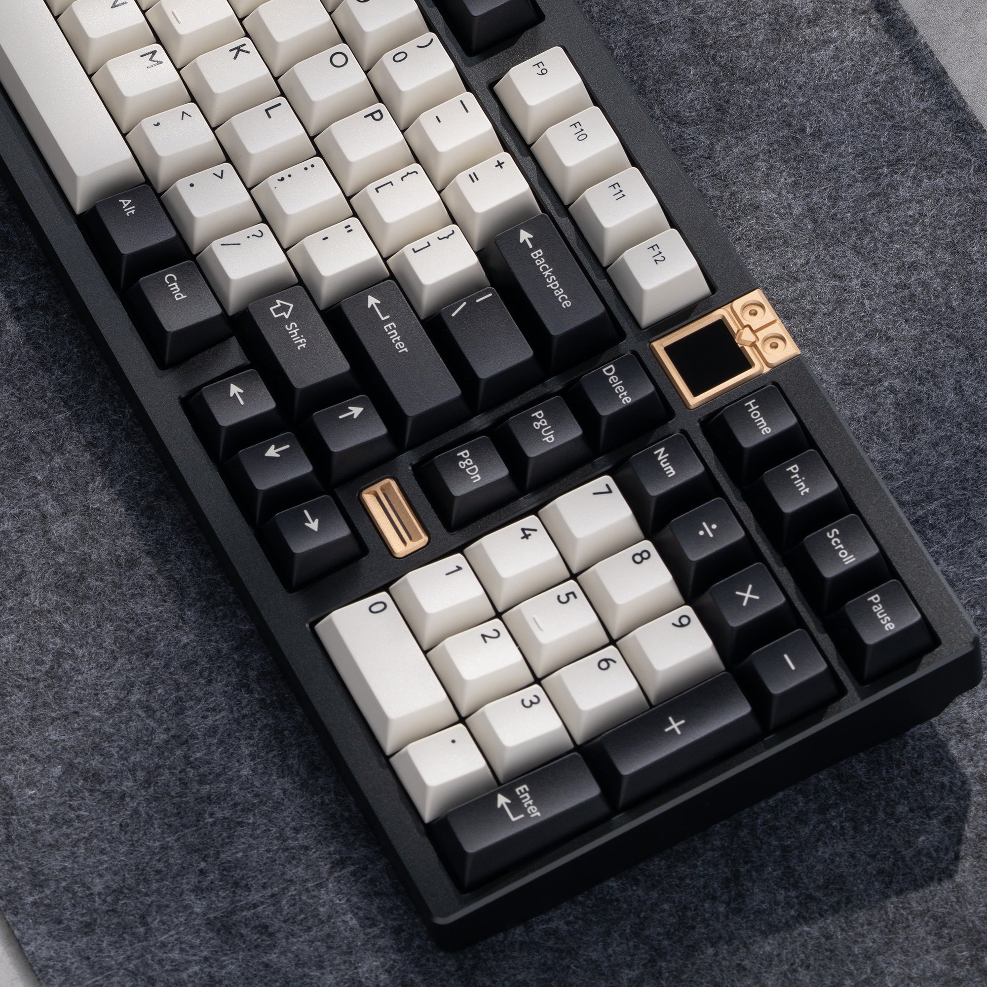 KBDfans Ready to use Athena 1800 Anodized Black with PBTfans Orbit 4