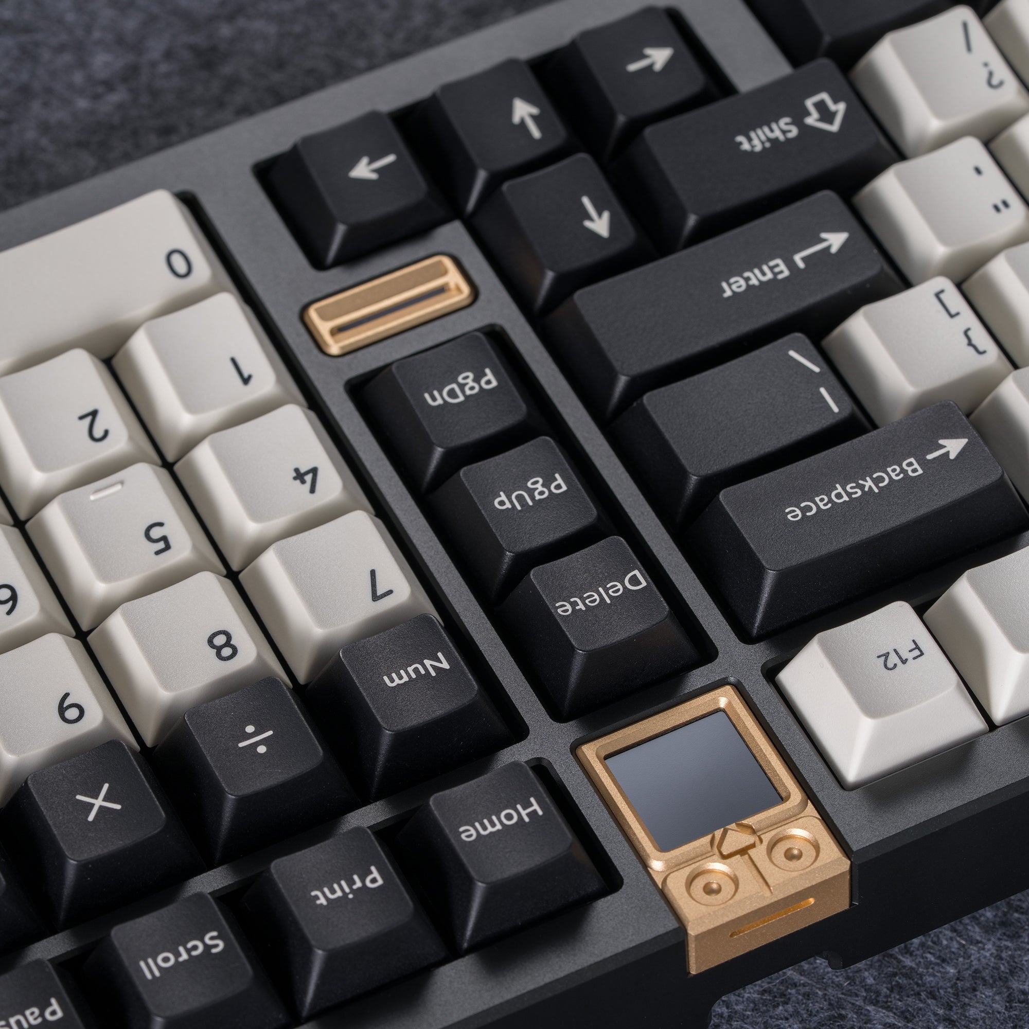 KBDfans Ready to use Athena 1800 Anodized Black with PBTfans Orbit 5