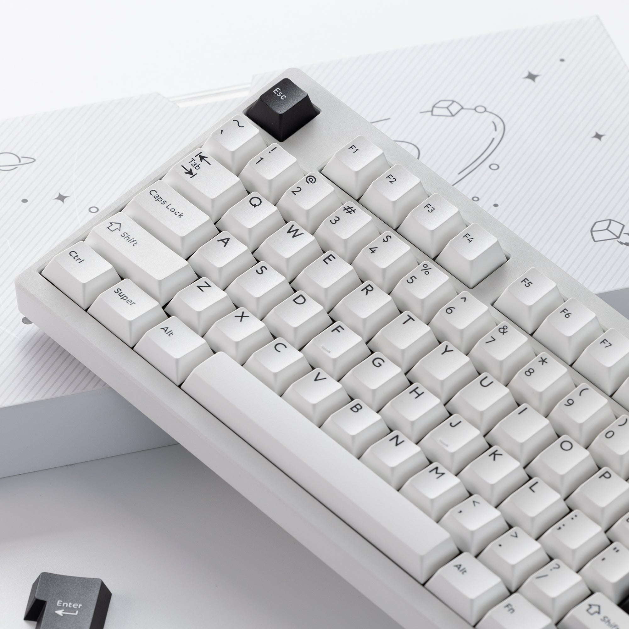 KBDfans Ready to use Athena 1800 with PBTfans BOW 4
