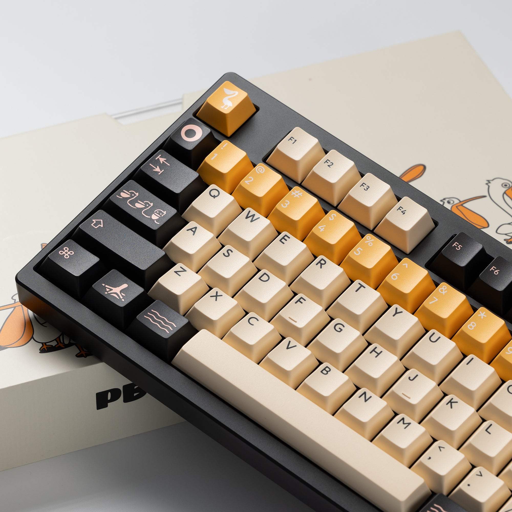 KBDfans Ready to use Athena 1800 with PBTfans Pelican R2 3