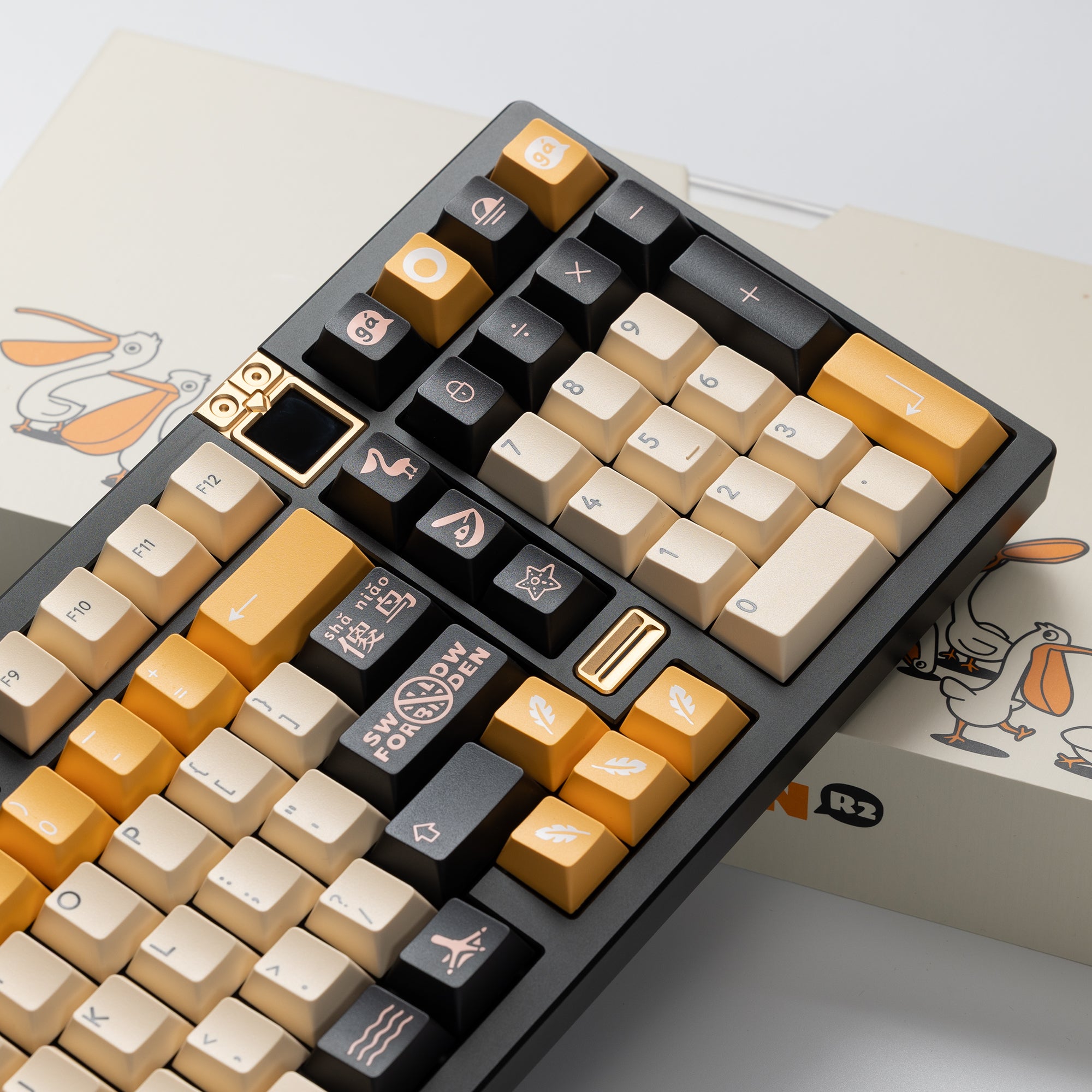 KBDfans Ready to use Athena 1800 with PBTfans Pelican R2 4