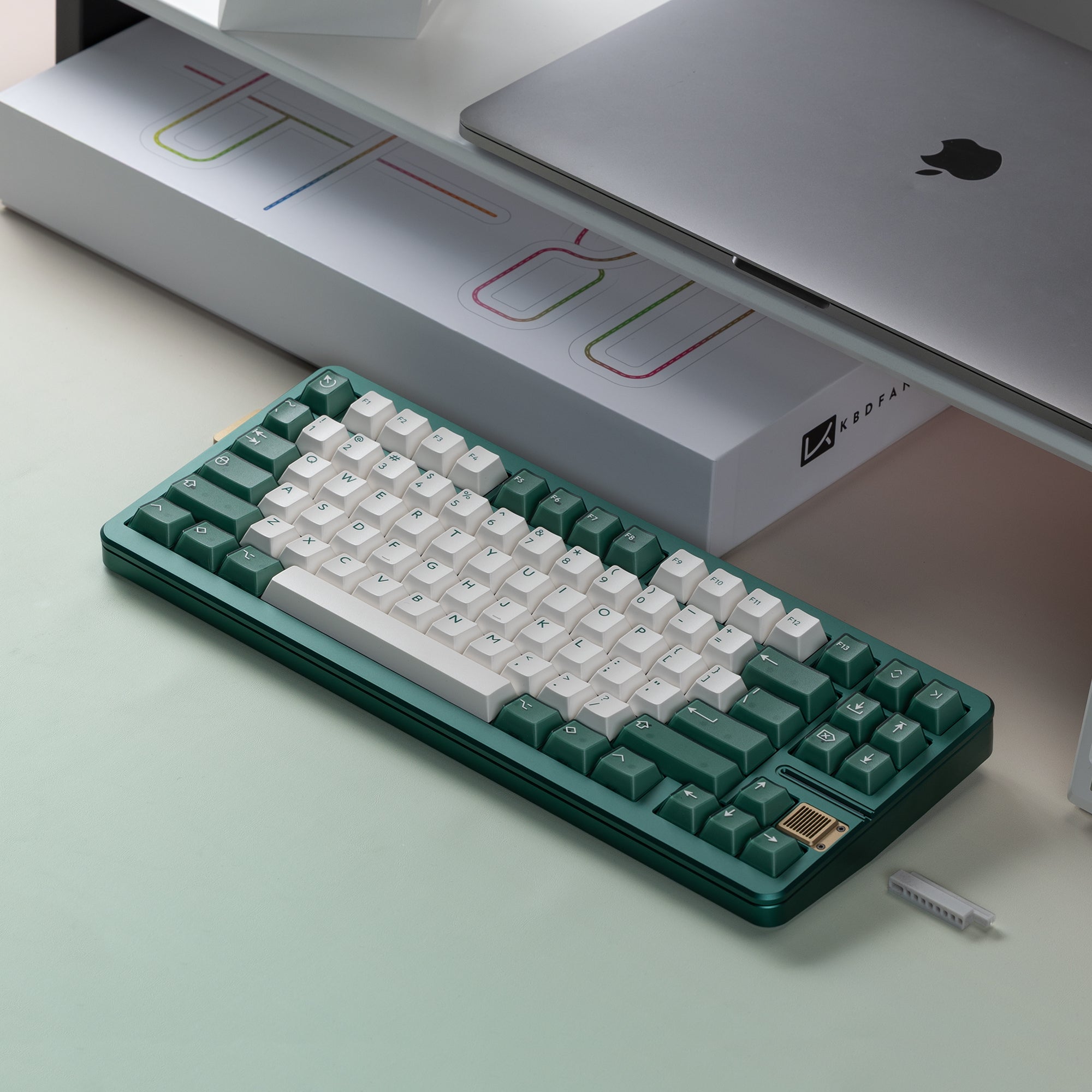 KBDfans Ready To Use GT-80 Hotswap version with PBTfans TransGreen 3