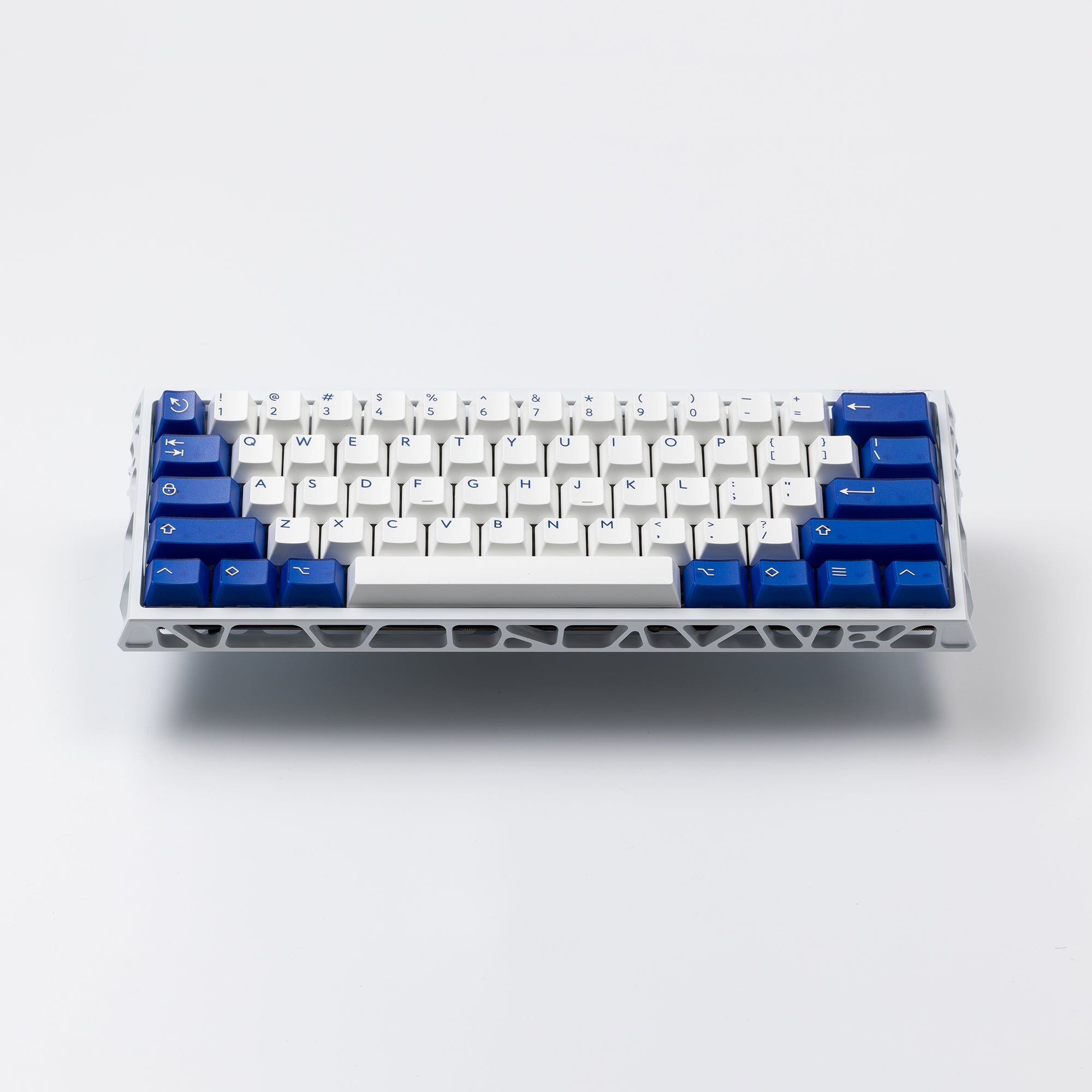 KBDfans Ready to use Holy60 Keyboard with PBTfans Klein Blue R3